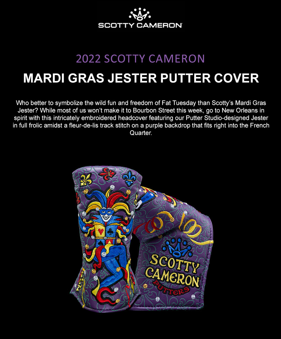 Scotty-Cameron-2022-Mardi-Gras-Jester-Putter-Cover