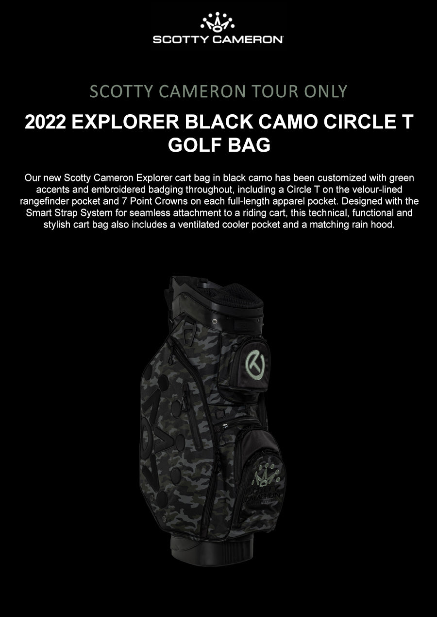 Scotty-Cameron-Tour-Only-2022-Explorer-Black-Camo-Circle-T-Golf-Bag