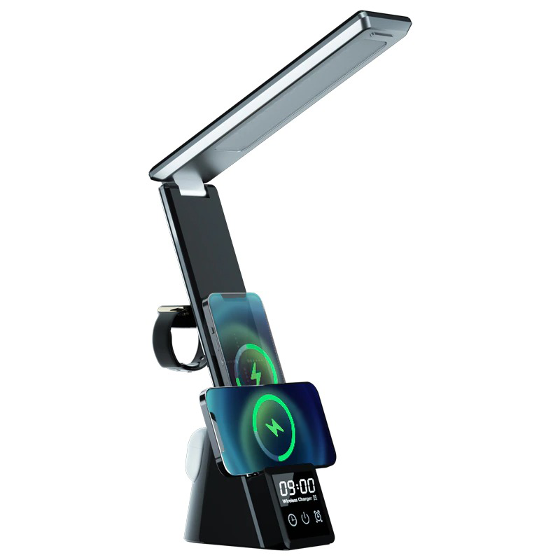 wireless charging station lamp