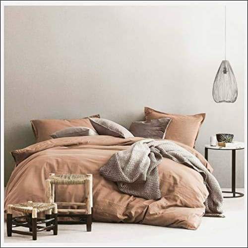 grey and copper duvet cover