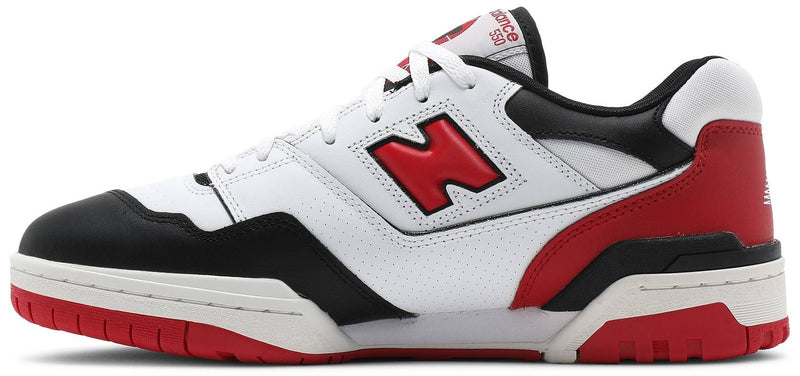 new balance 550 white red black