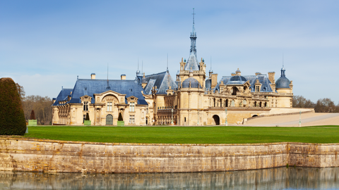 Das Schloss von Chantilly, Frankreich