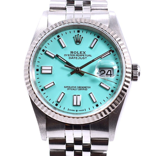 rolex oyster perpetual datejust sapphire crystal