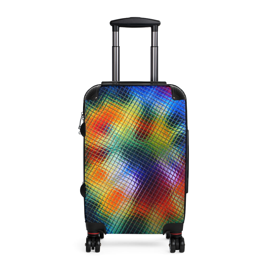 tie dye luggage