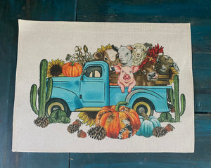 Burlap Placemat - SewChy Designs and More LLC