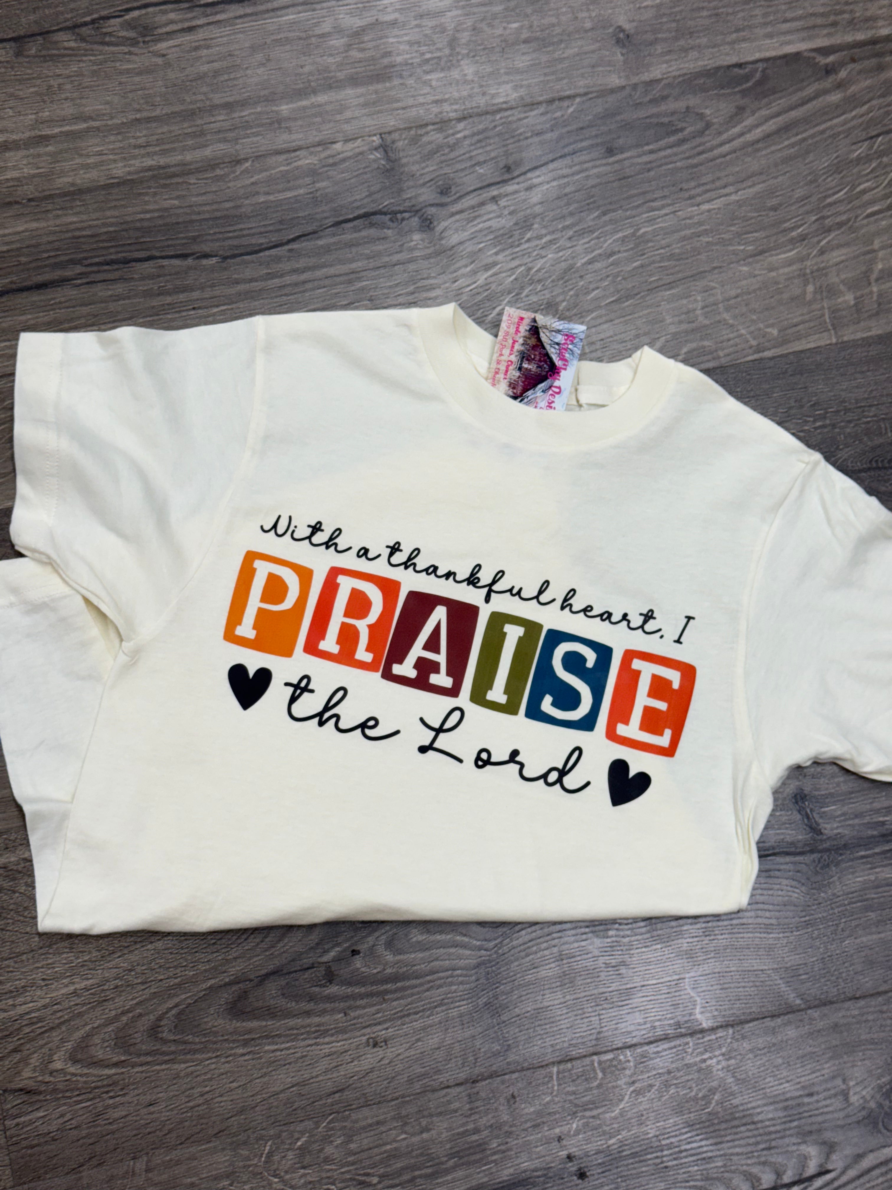 With a Thankful Heart Tshirt