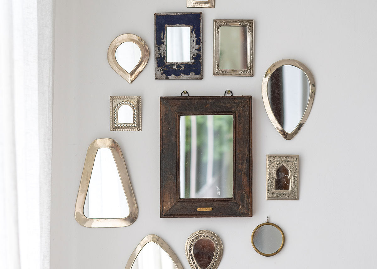 Spiegel Wanddekoration, Sammlung mehrerer Spiegel
