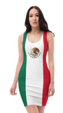 Kleid mit Mexiko-Flagge