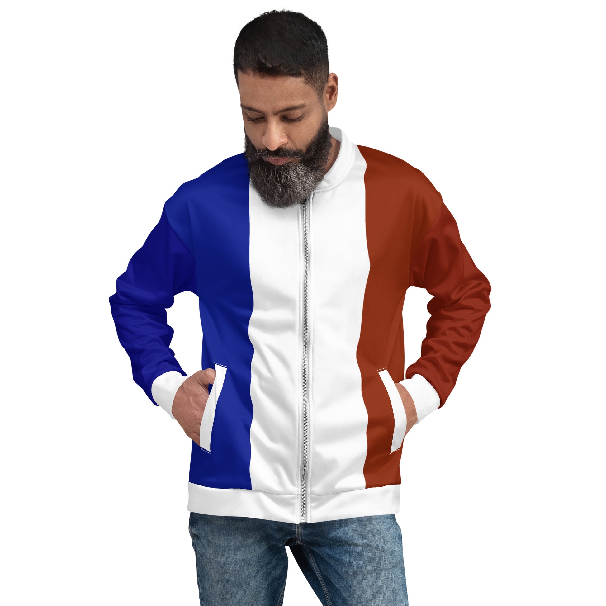 Jacket / Bomber Jacket France Flag / Unisex Clothin YVDdesign