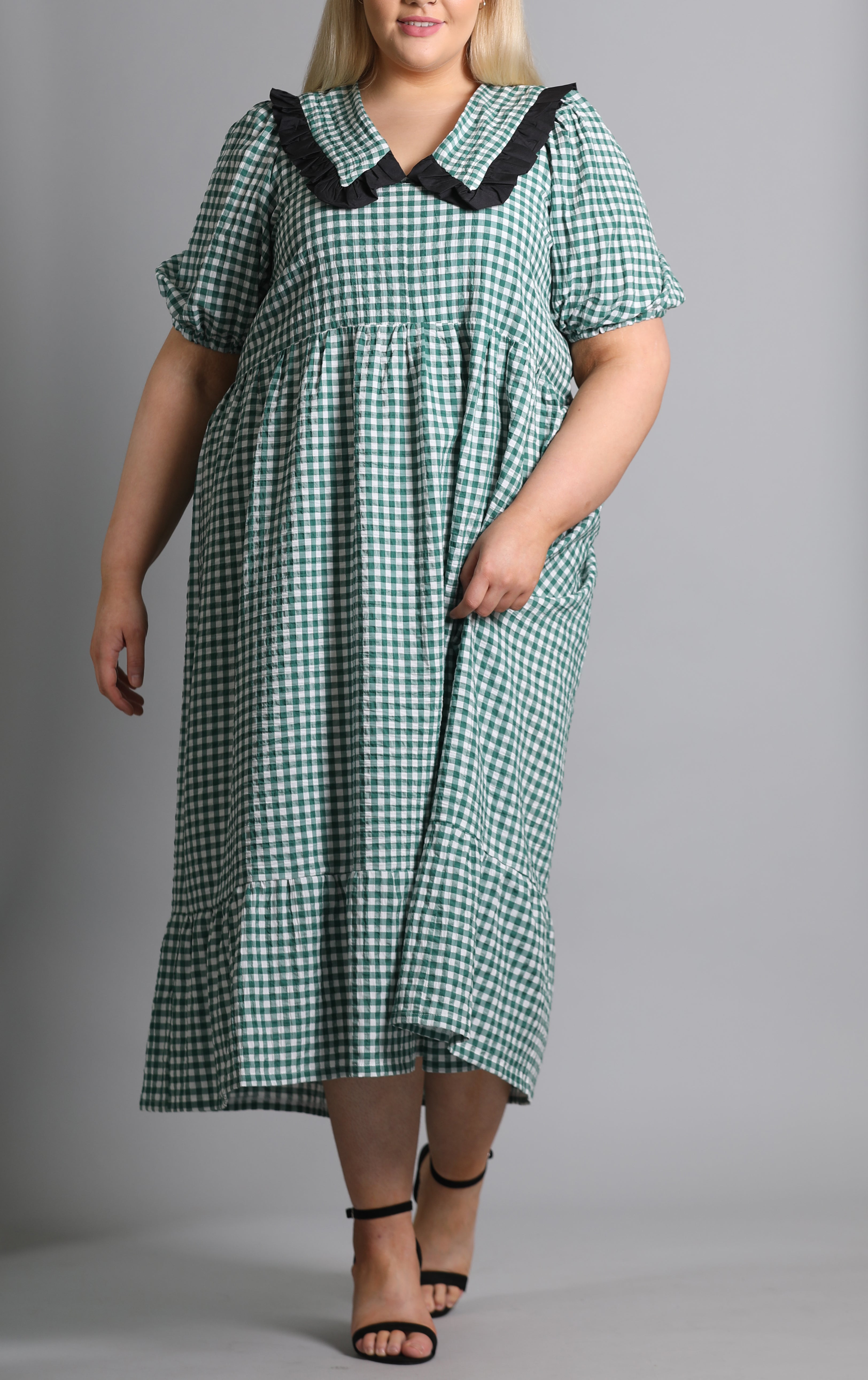 Bertie Dress Green