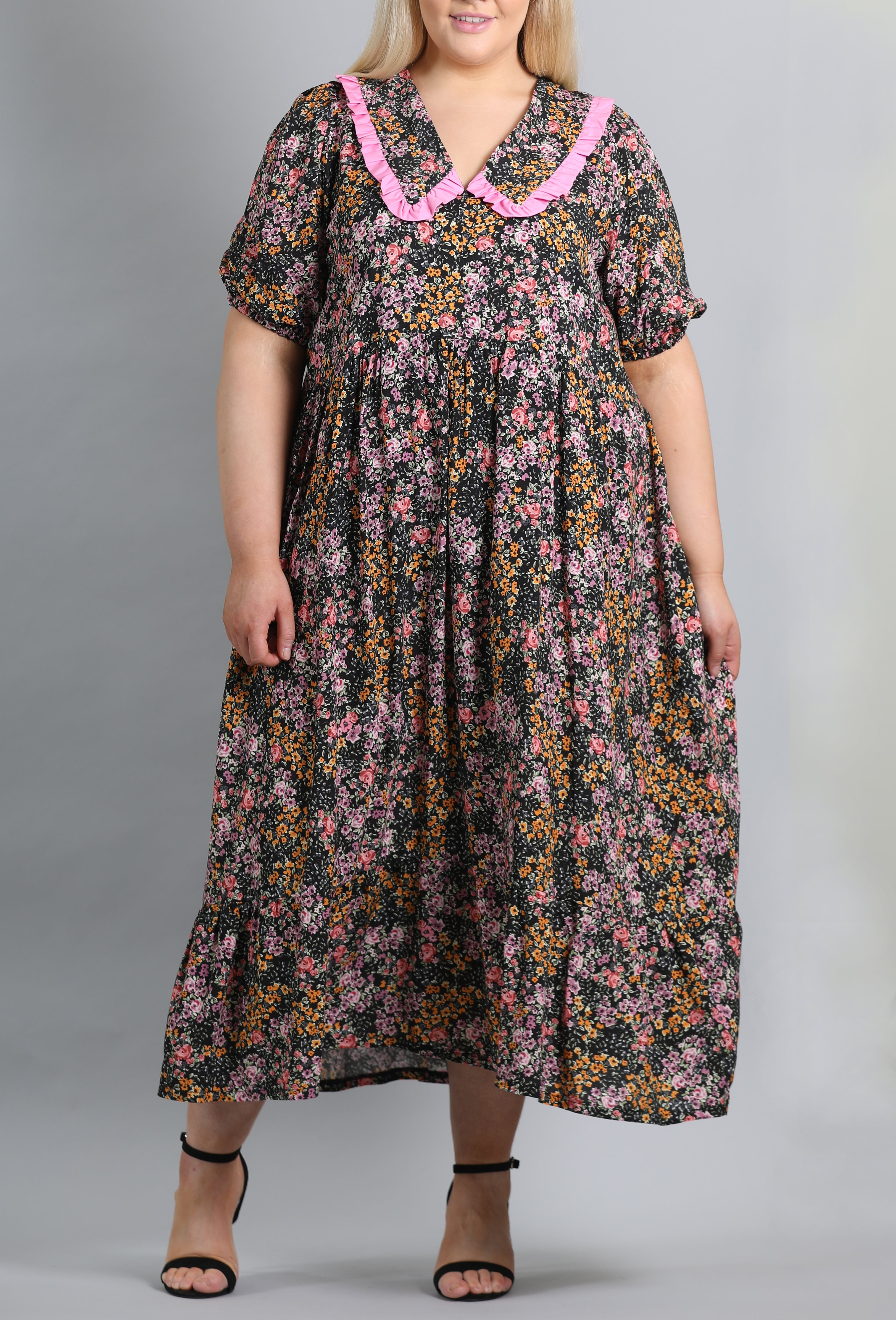 Bertie Dress Pink Floral