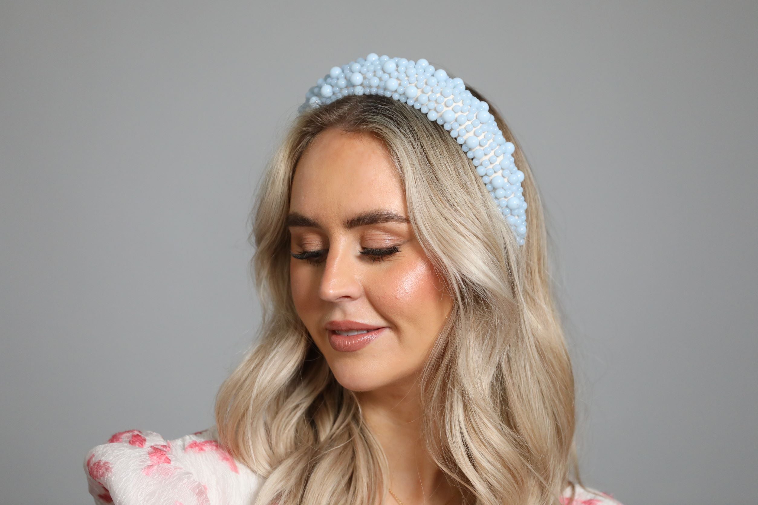 Light Blue Bubble Headband