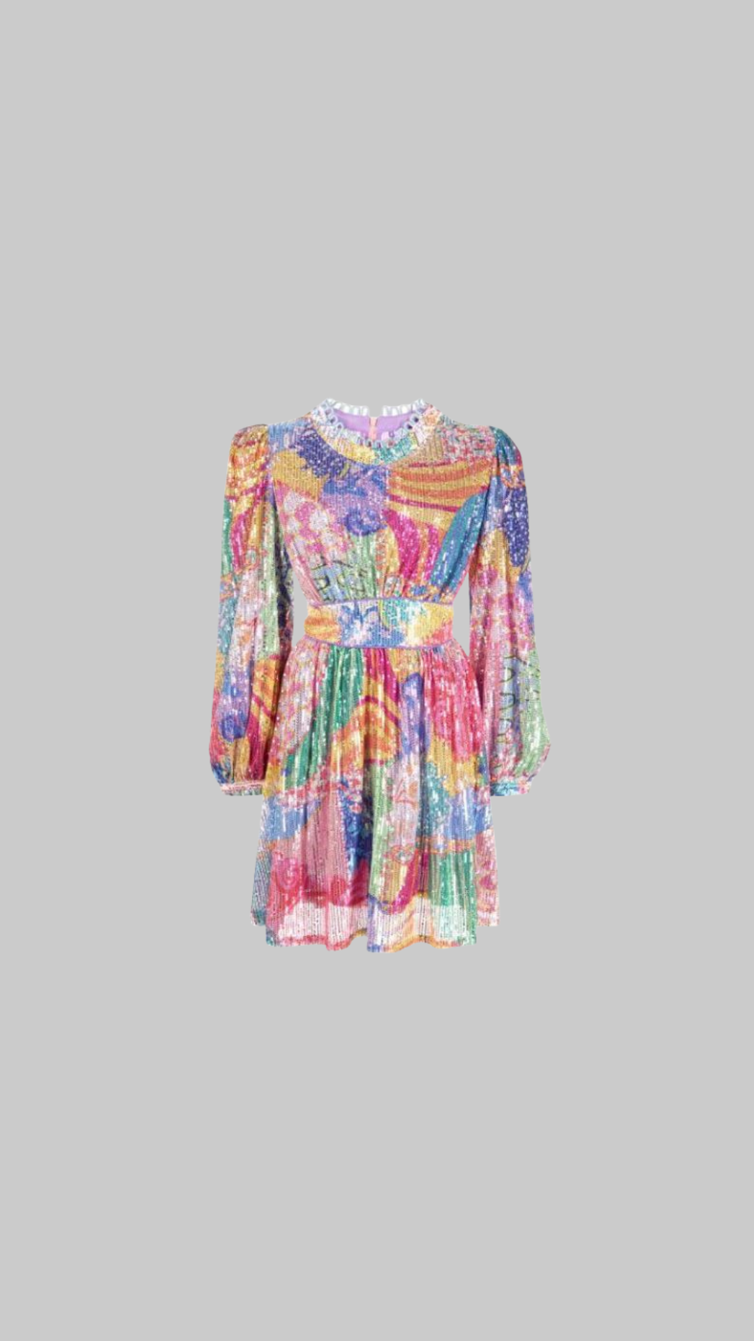 Popa Multicoloured Sequin Mini Dress