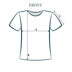 how to measure front of garment
