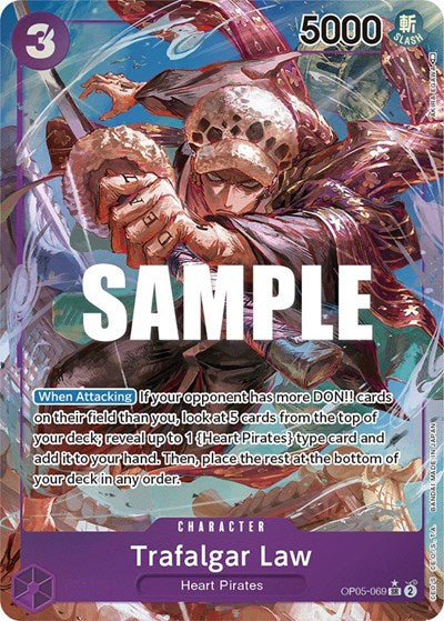 Trafalgar Law (Alternate Art) (069) (Awakening of the New Era) Near Mint Foil