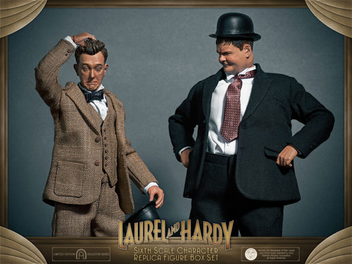 Laurel & Hardy Action Figure 2-Pack 1/6 Classic Suits Limited Edition 30-33 cm