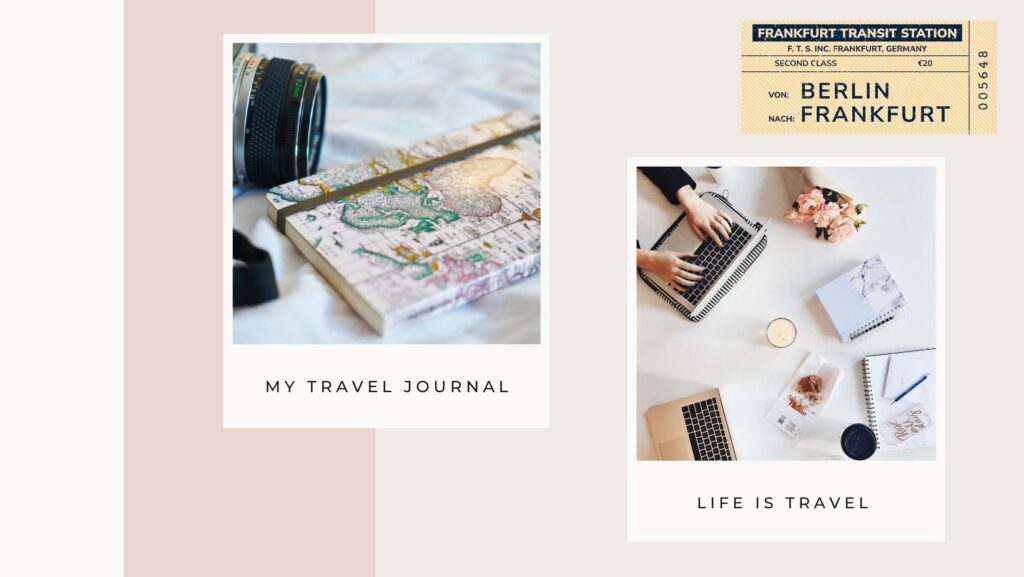 choose your travel journal