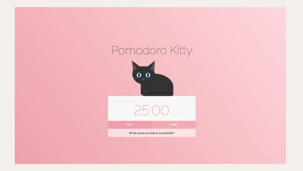 pomodoro kitty