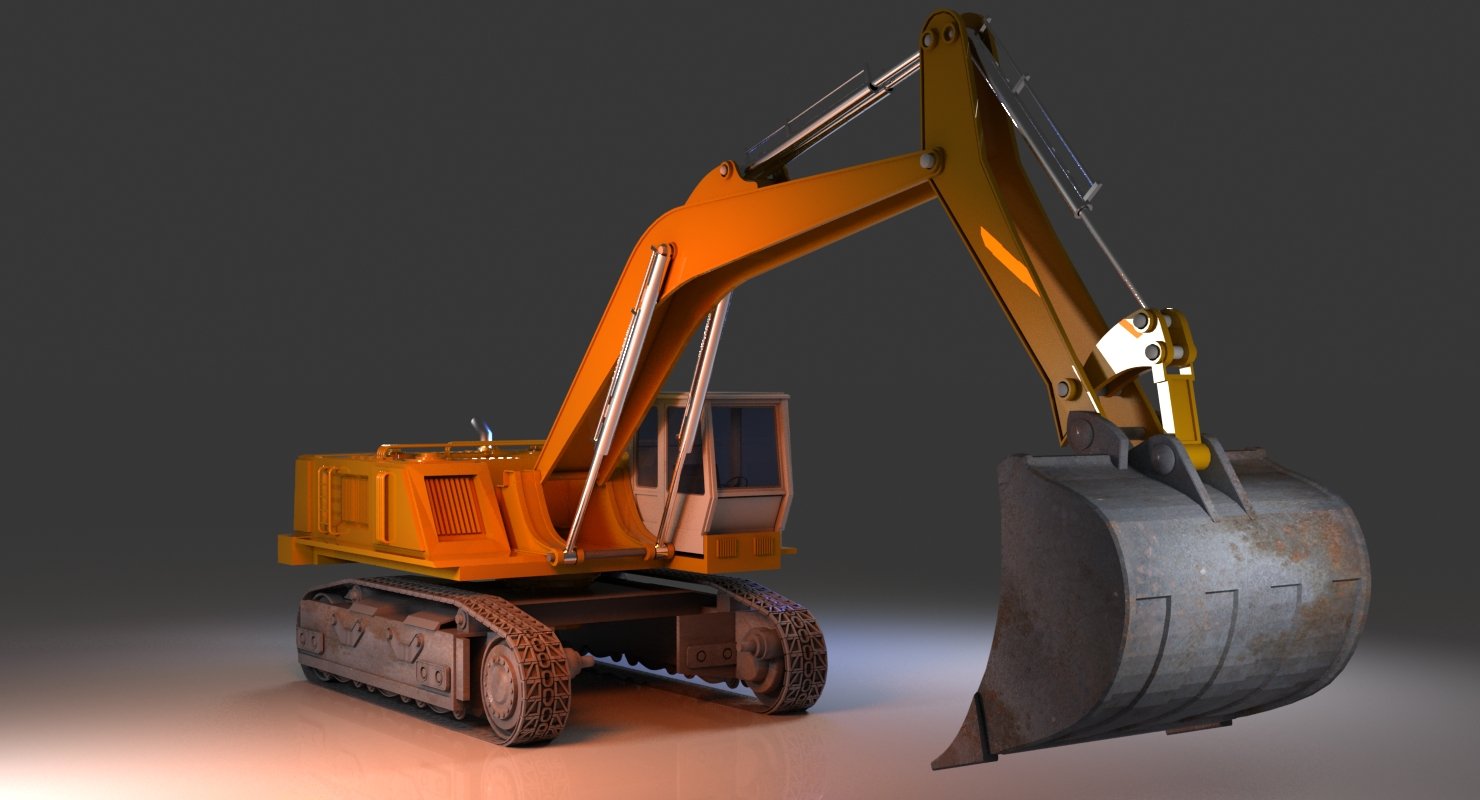 digger construction vehicle