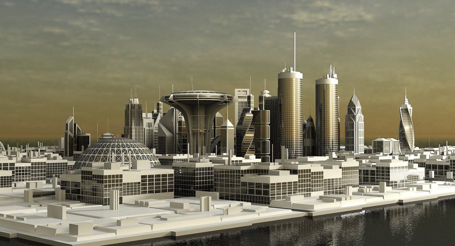 Cityscape 3d Model Free Download