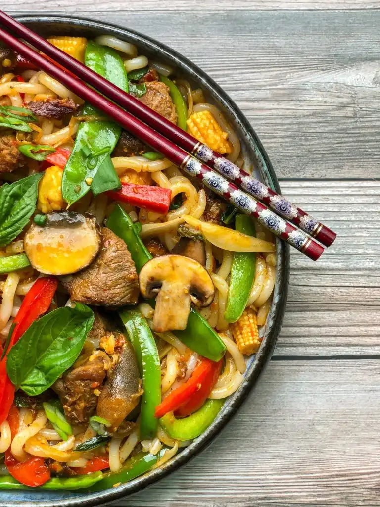 Asun Basil Stir Fry in a Plate - Adun