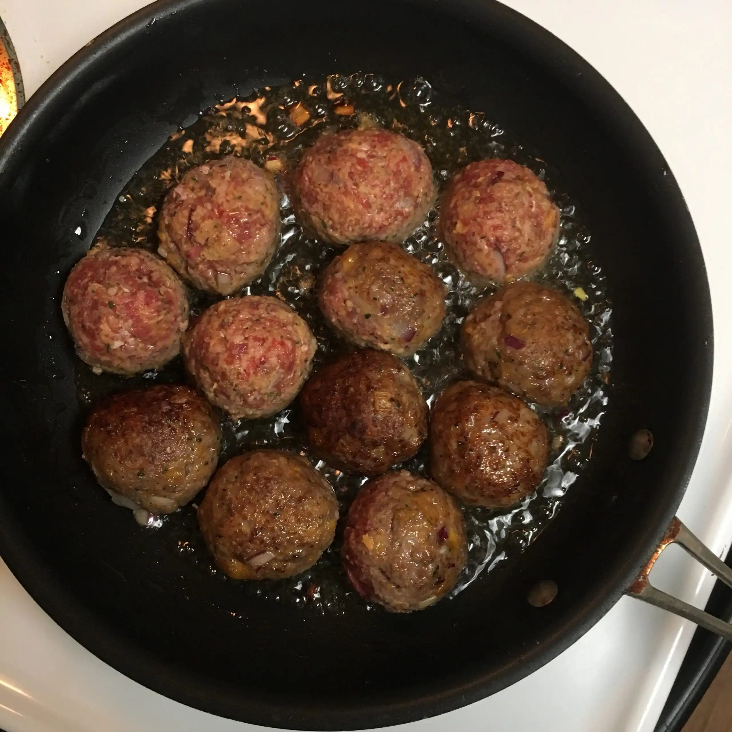 Frying Meatballs - Adun