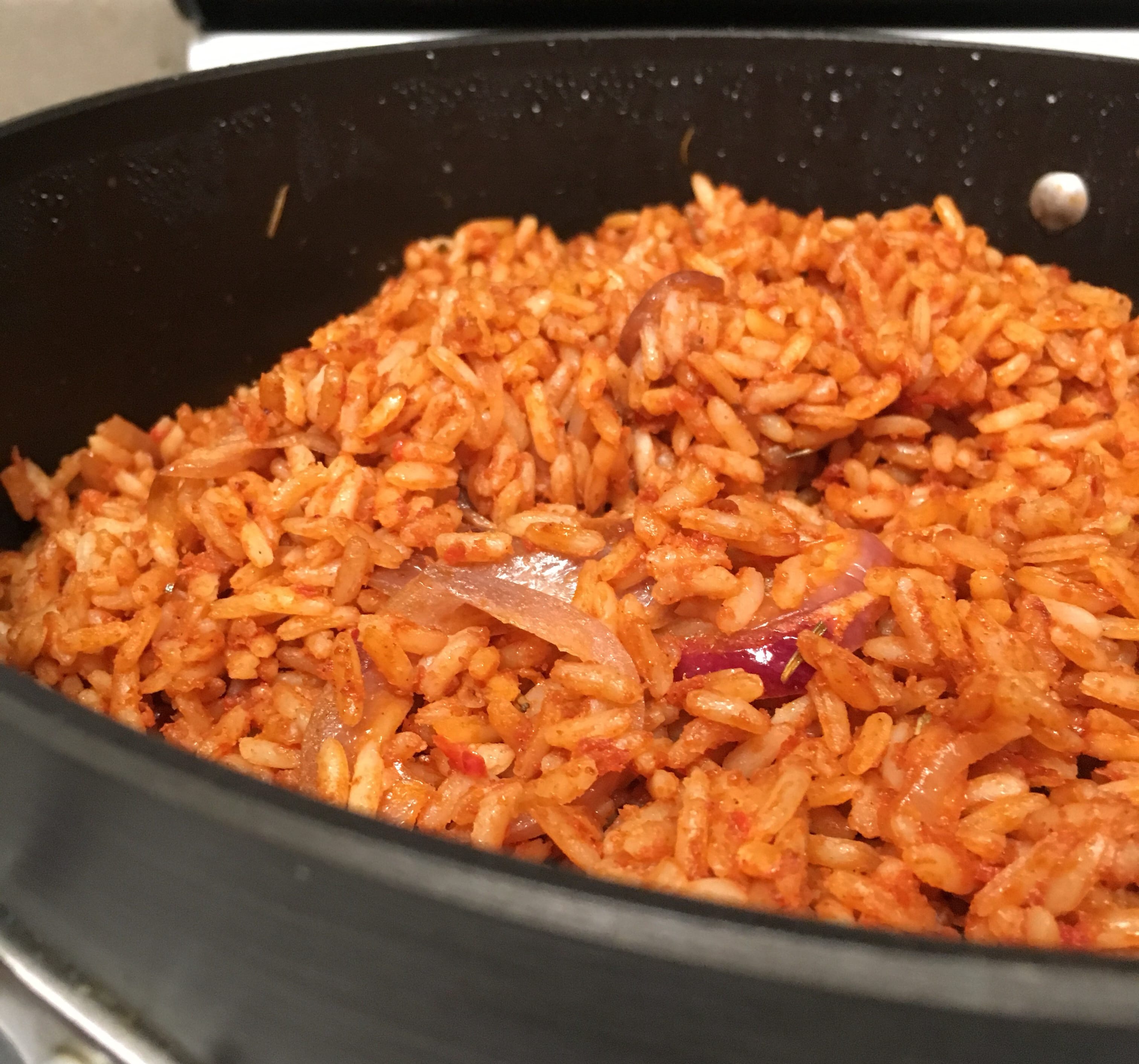 Jollof Rice in a Pot