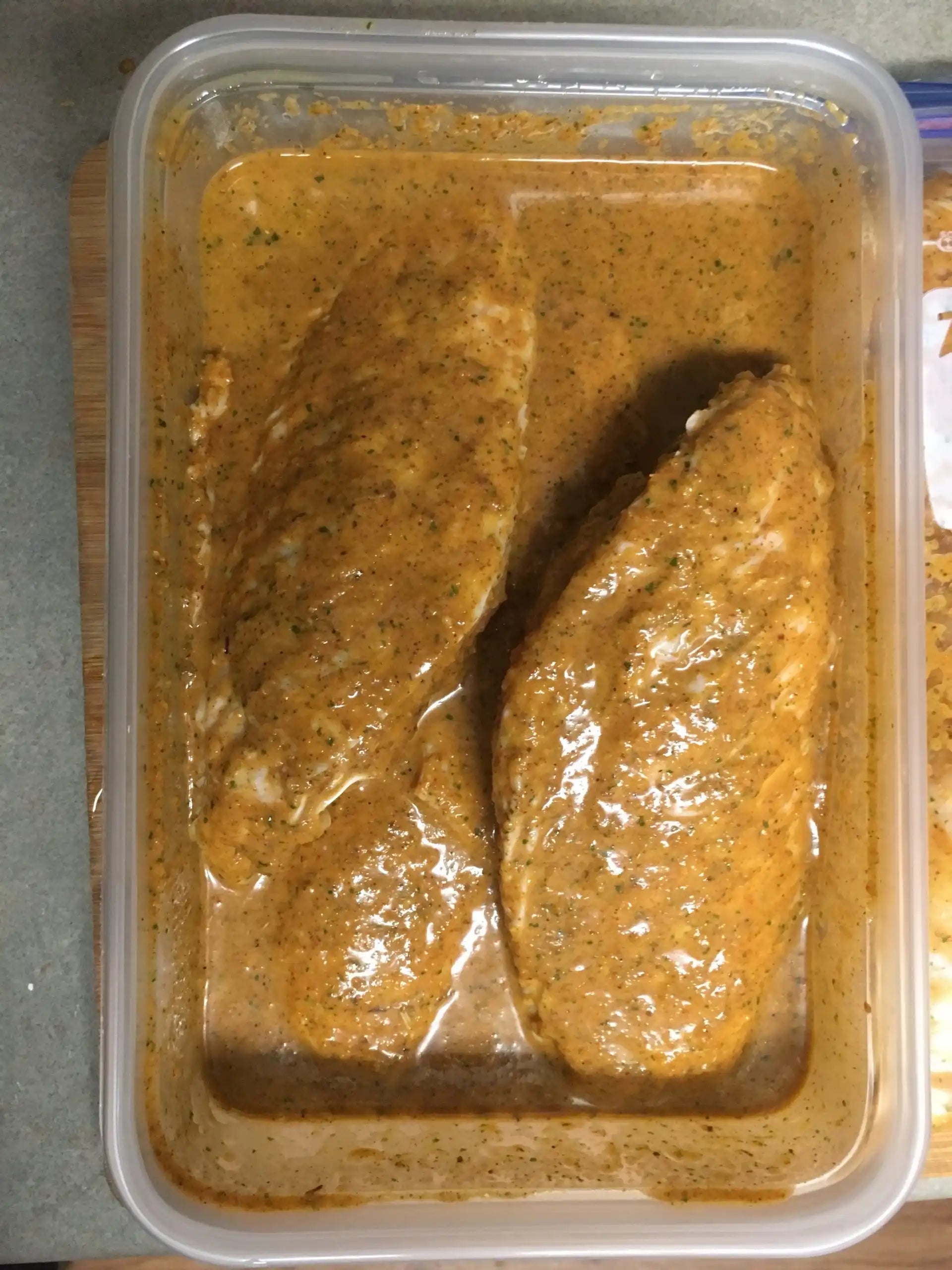 Spicy Coconut Milk Herb Turkey in Marinade - Adun