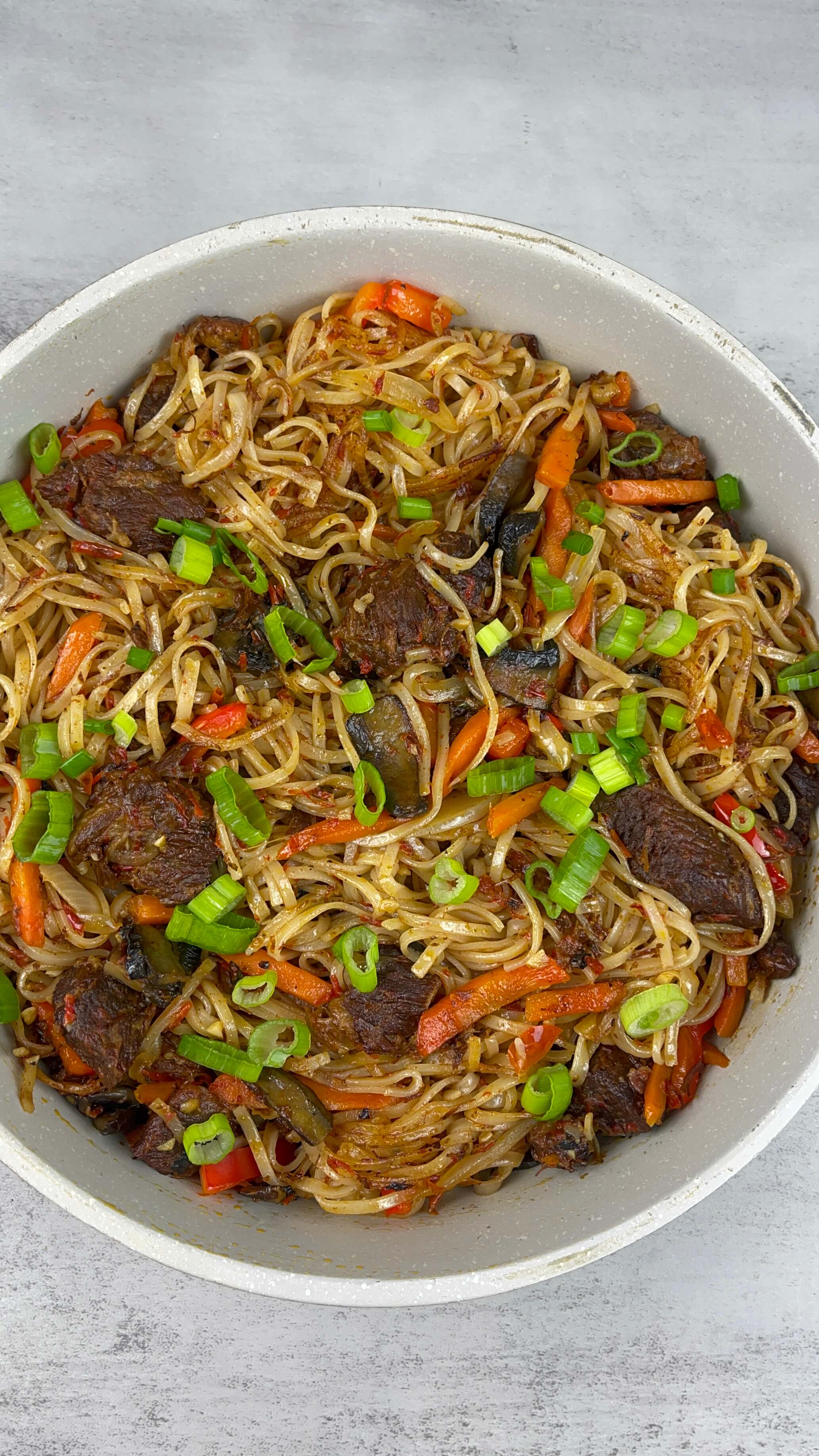 Stewed Beef Stirfry in a Pot