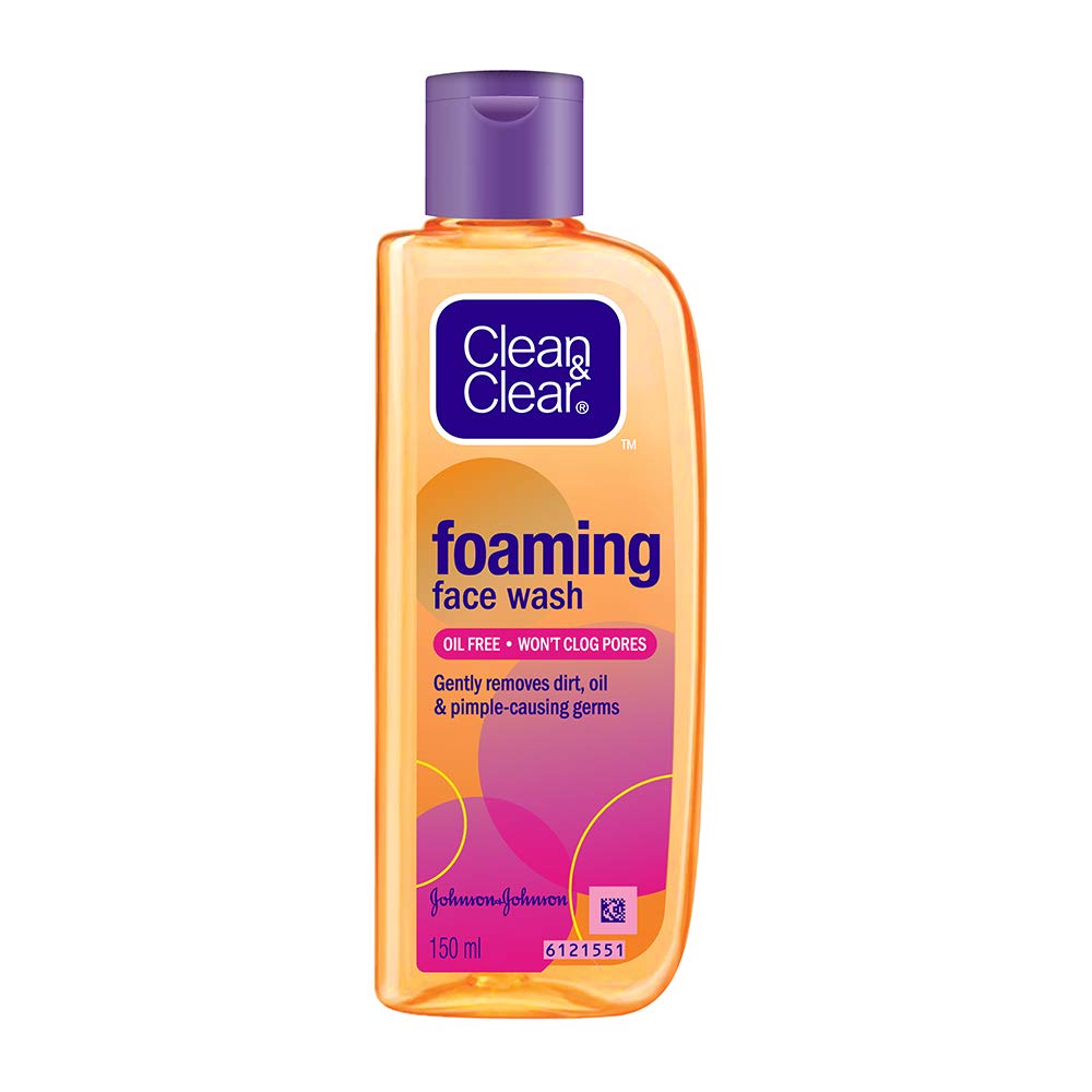 clean & clear foaming face wash