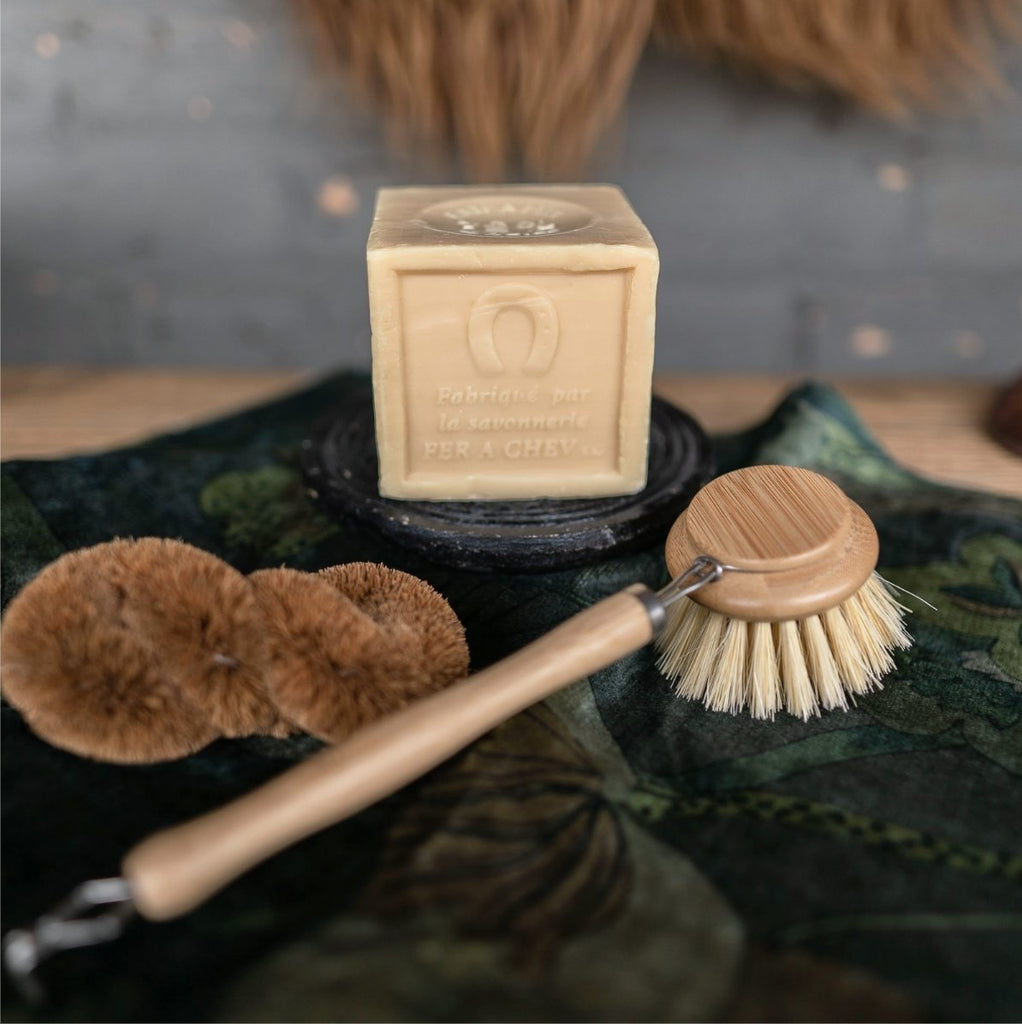 Short Handled Wooden Dish Brush — harvest culture