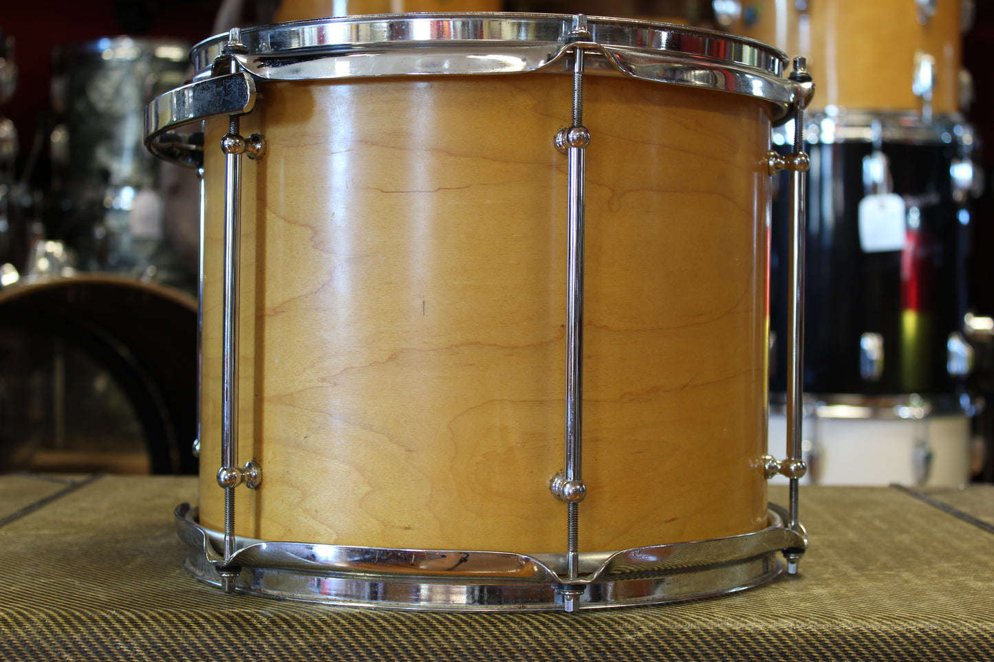 1990's Montineri Custom Drum Kit in Natural Maple 8-10-12-14-20