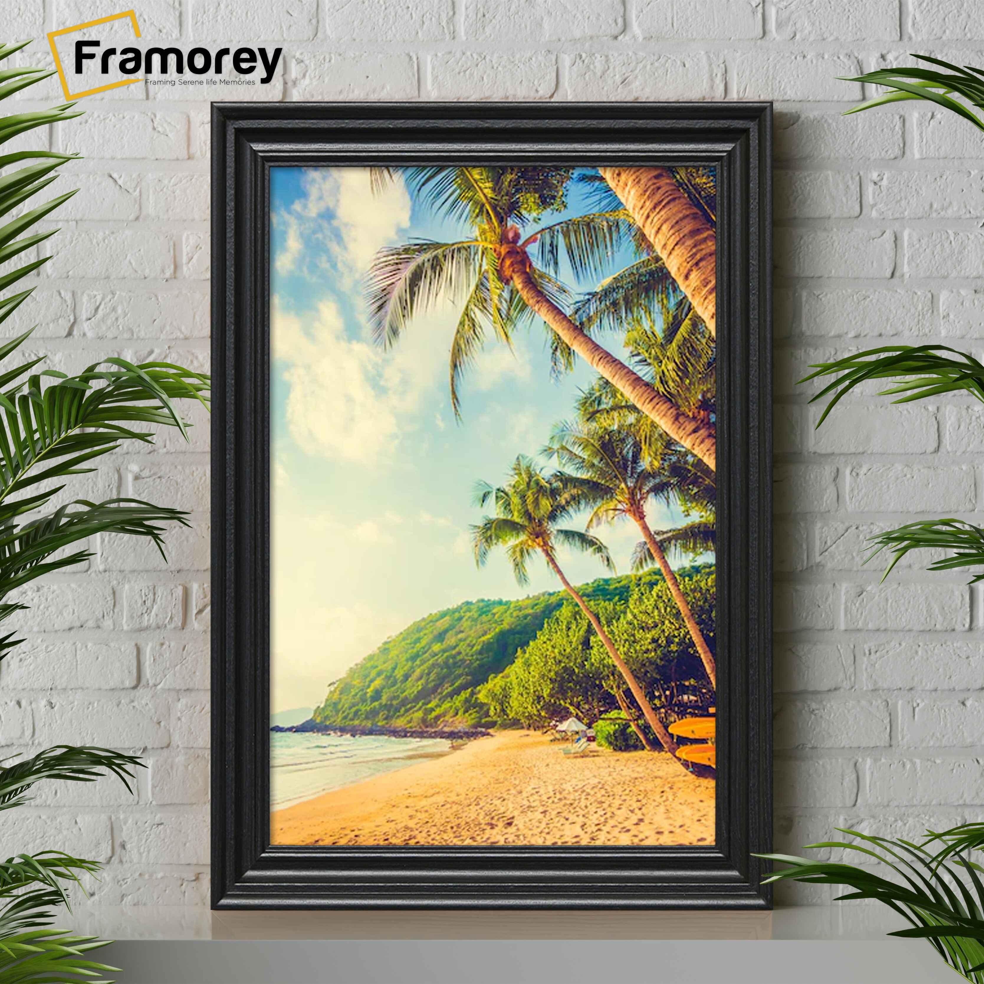 Swept Style Black Picture Frame Wall Décor Photo Frame