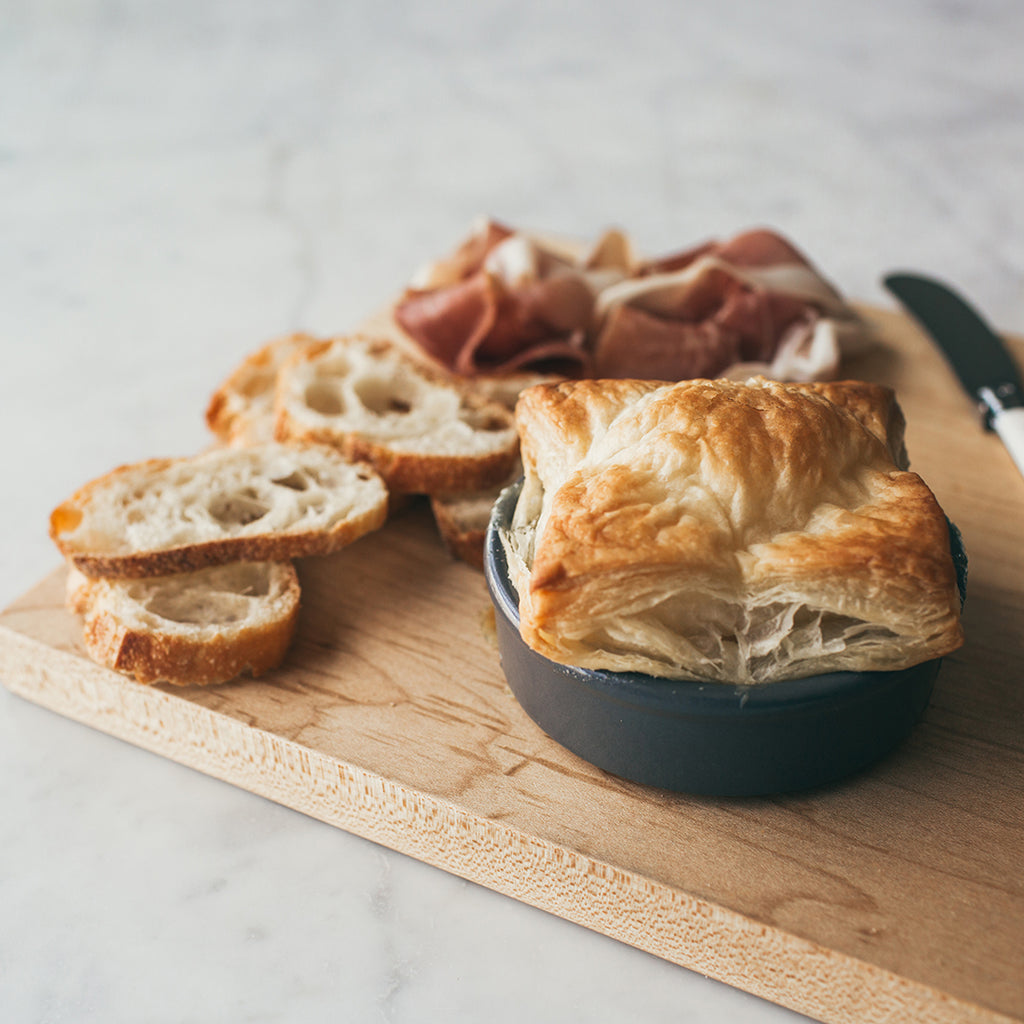 Baked St Albans with Jam and Puff Pastry