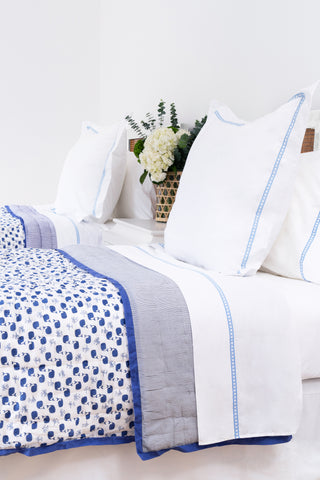 Roller Rabbit Blue Moby Quilt
