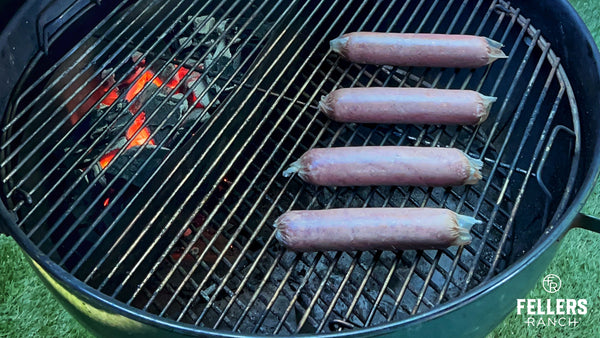 Preheat your grill for best results grilling Wagyu bratwursts 