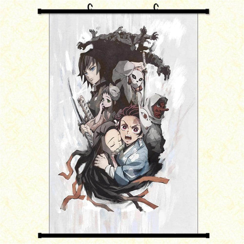 Demon Slayer Anime Scroll Poster Anime Merch anime shop anime store