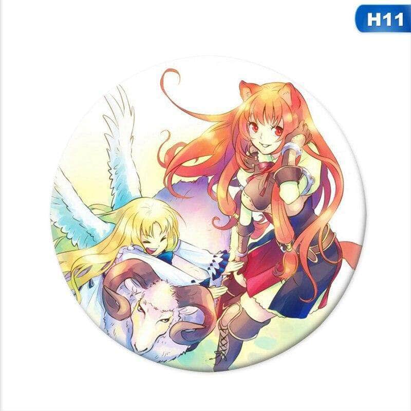 Rising of the Shield Hero Cute Badge Anime Merch anime shop anime store