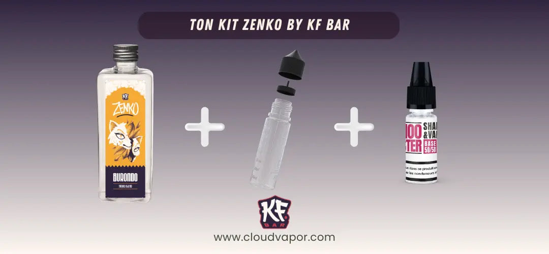 UNE-BOUTEILLE-ZENKO+UNE-FIOLE-KF-75ML+UN-OU-2-BOOSTERS-DE-NICOTINE-POUR-UNE-VAPE-ÉCONOMIQUE