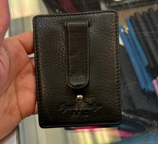 TUMI Nassau Money Clip Card Case Leather Wallet – Lieber's Luggage