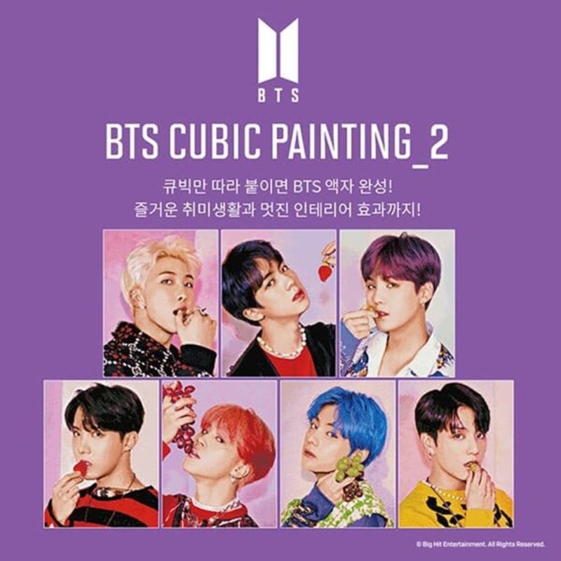 BTS CUBIC PAINTING 1 - kpoptown.ca