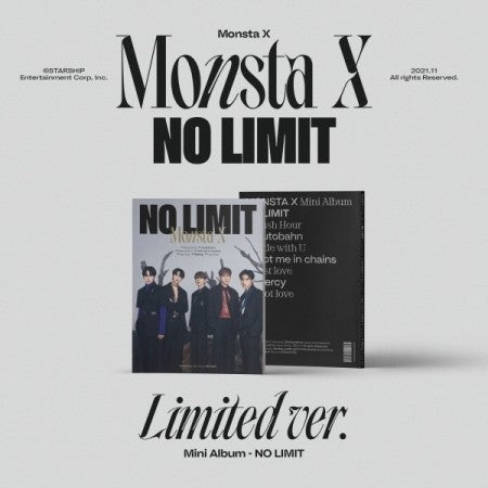 Jewel Ver] MONSTA X 11th Mini Album - SHAPE of LOVE (Member Select