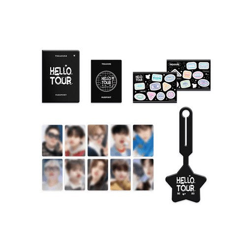 TREASURE  [HELLO] TREASURE POLAROID PHOTO + STICKER SET