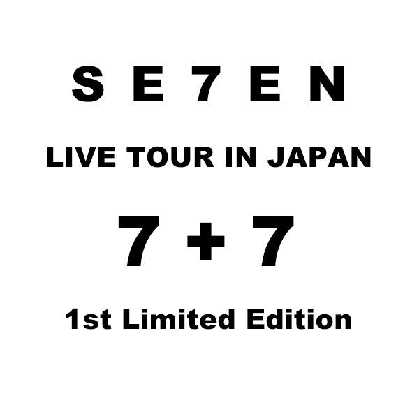 [Japanese Edition] SE7EN LIVE TOUR IN JAPAN 7+7 DVD 