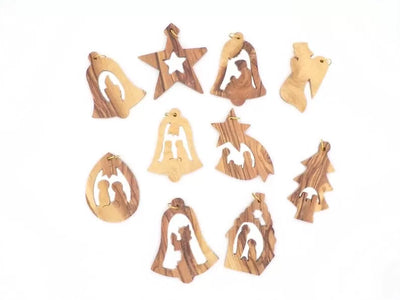 10 Christmas Ornaments Set