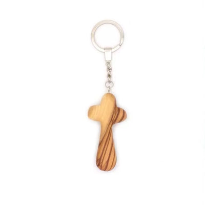 Healing and Comfort Cross with a Key Chain | Prayer Cross Gifts | Protection and Safe Travel |