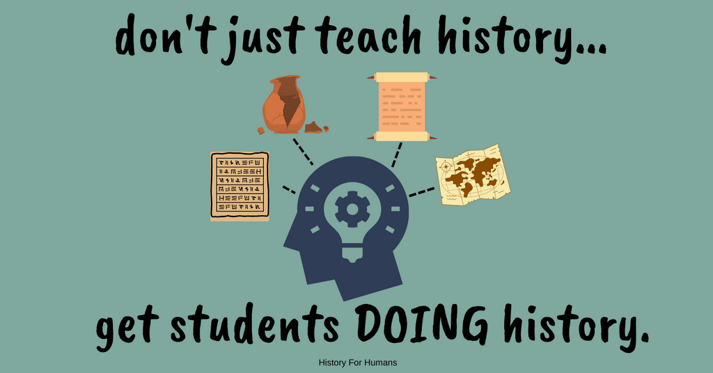 how to teach historical thinking skills