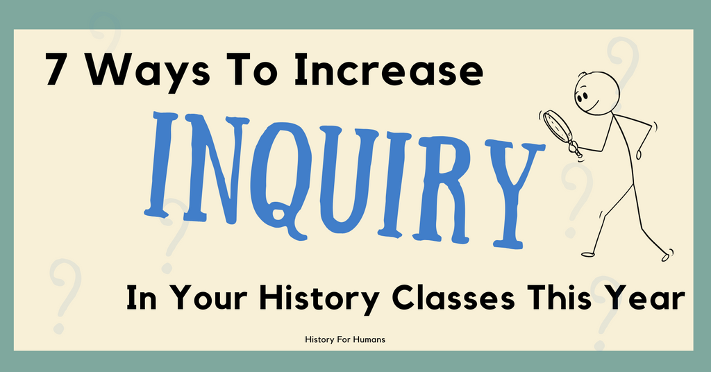 how to increase inquiry in your lessons