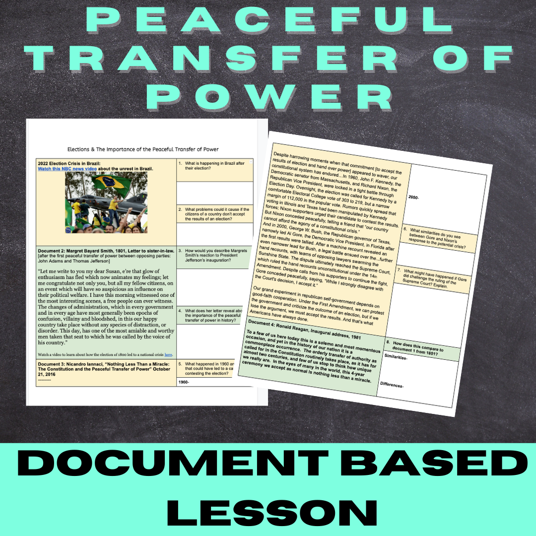 Peaceful Transfer of Power Lesson