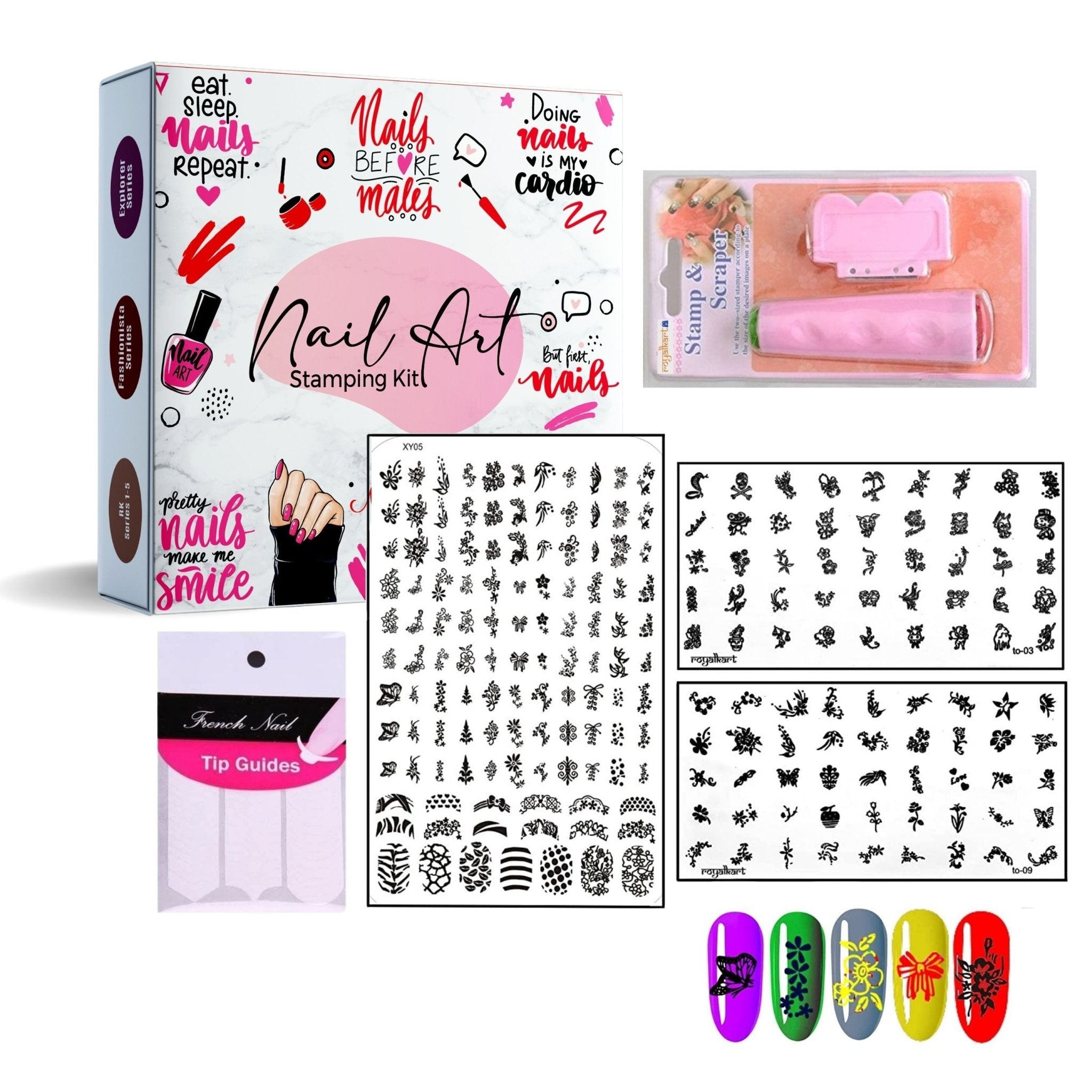 Nail Art Stamping Image Plates 20 Pcs Set | 4th Generation – Winstonia